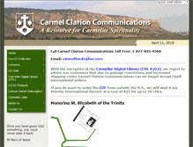 Tablet Screenshot of carmelclarion.com